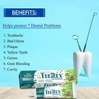 Kudos Teerex Gel Toothpaste (100gm) - Multi-Benefit Toothpaste