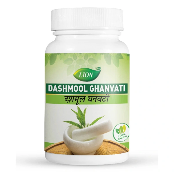 LION BRAND (Shree Narnarayan Ayurvedic Pharmacy) Lion Dashmool Ghanvati (100tab)