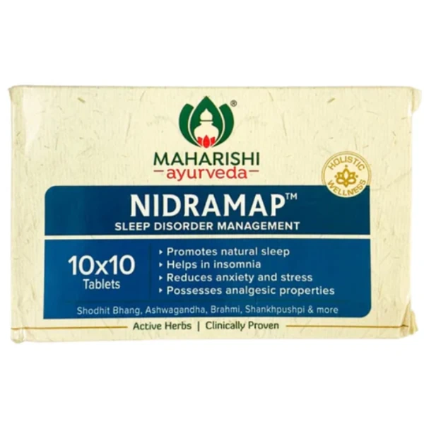 Maharishi Ayurveda Products Pvt Ltd Maharishi Ayurveda Nidramap Tablet (100tab)