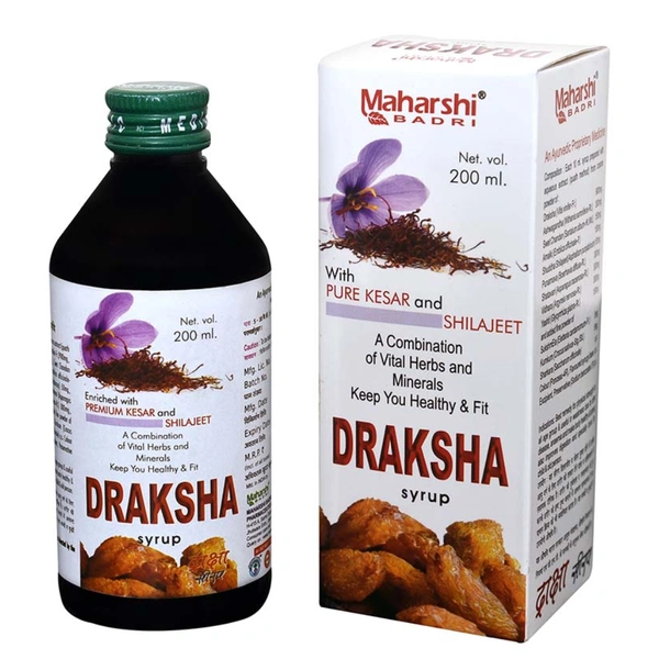 Maharshi Badri Draksha Syrup (200ml)