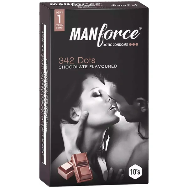 Mankind Pharma Manforce Xotic Chocolate Flavoured Condoms (10 N Condoms)