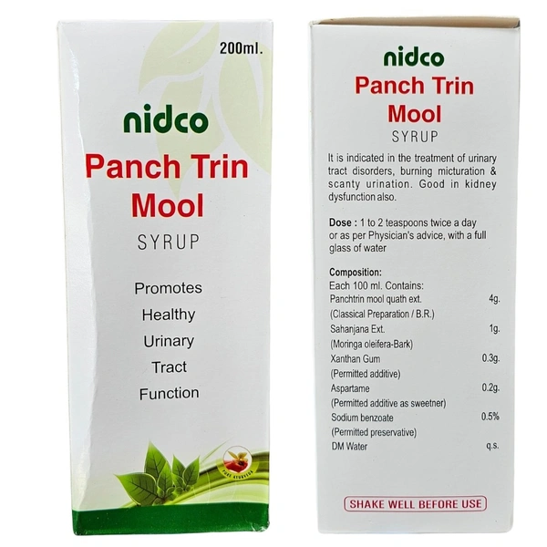 NIDCO (NORTHERN INDIA DRUG COMPANY) NIDCO Panch Trin Mool Syrup (200ml)