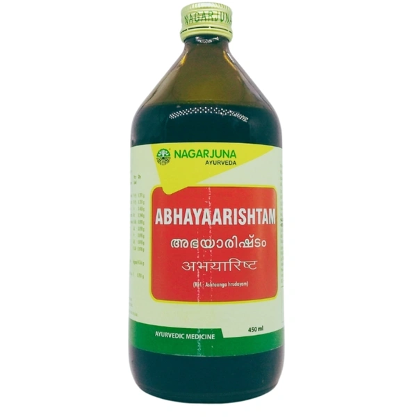 Nagarjuna Ayurvedic Group Kerala Nagarjuna Abhayaarishtam (450ml)