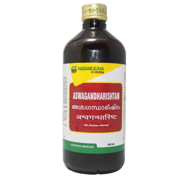 Nagarjuna Ayurvedic Group Kerala Nagarjuna Ashwagandharishta (450ml)