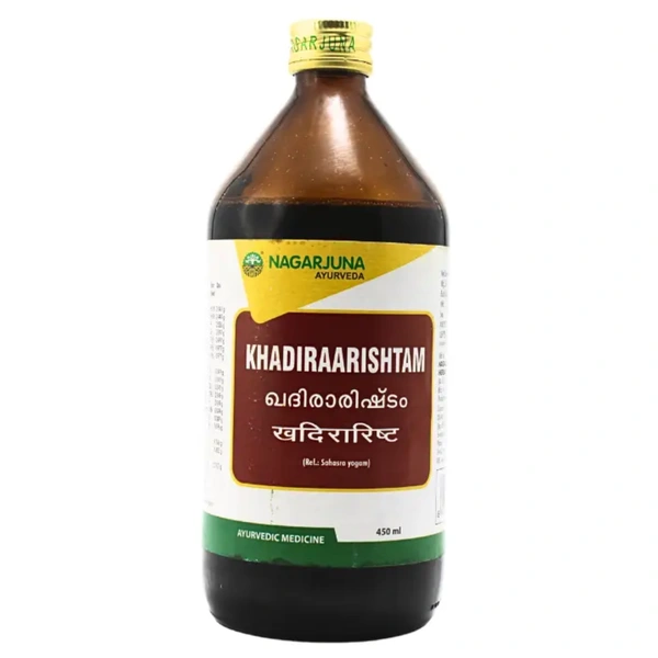 Nagarjuna Ayurvedic Group Kerala Nagarjuna Khadirarishta (450ml)