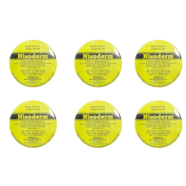 Nixoderm Ointment (20gm) (pack of 6)