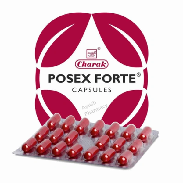Charak Pharma Pvt Ltd Charak Posex Forte Capsule (20caps) - 20 Capsules
