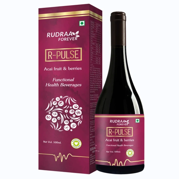 RUDRAA FOREVER R-Pulse Acai Berry Juice & Sugar-Free Juice (500ml) - 500 ml