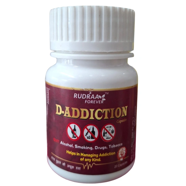 RUDRAA FOREVER Rudraa Forever D-Addiction Capsules (20Caps)