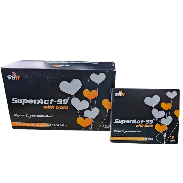 Salasar Blessed Herbals SBH Super Act-99 With Gold Capsules (10caps)