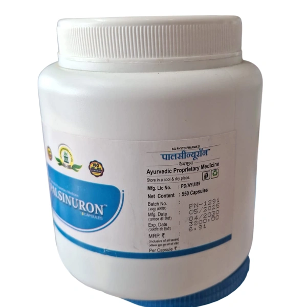 S G Phyto Pharma Pvt Ltd S G Phyto Palsinuron Capsule (550caps) Bulk Pack - 550 Capsules
