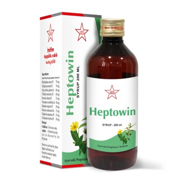 SKM Siddha & Ayurveda SKM Heptowin Syrup (200ml)