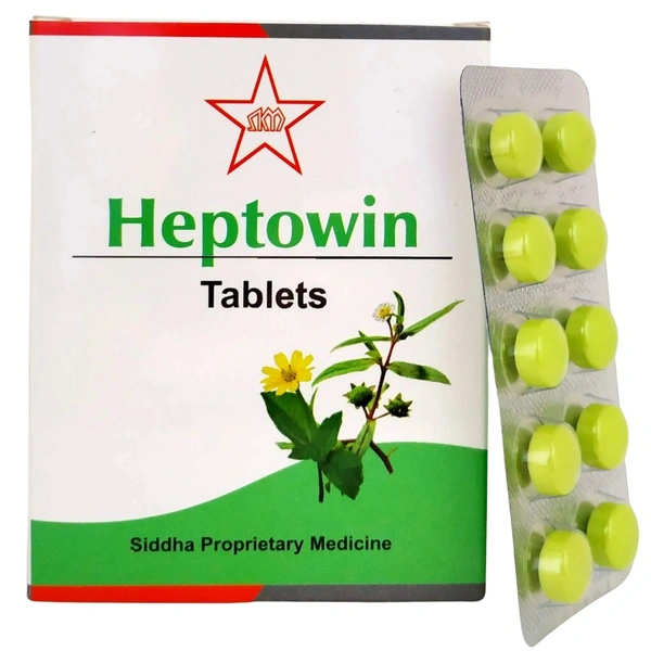SKM Siddha & Ayurveda SKM Heptowin Tablets (100Tab) - 100 Tablets