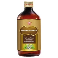 SKM Siddha & Ayurveda SKM Saraswatharishtam with Gold (450ml) - 450 ml