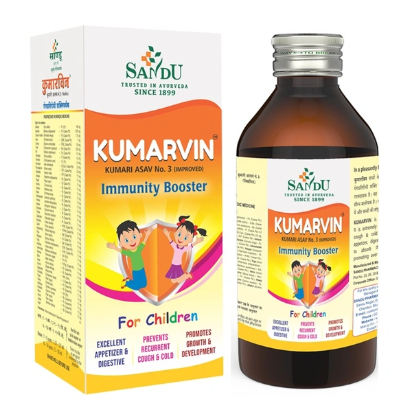 Sandu Pharmaceuticals Pvt Ltd Sandu Kumarvin (200ml) Ayurvedic Immunity booster for Children - 200 ml