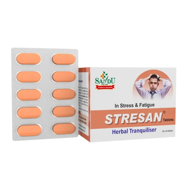 Sandu Pharmaceuticals Pvt Ltd Sandu Stresan Tablets (30Tab) - 30 Tablets