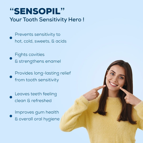 Psychotropics India Ltd (Pil) Sensopil Gel Complete Care In One Toothpaste!  - Pack of 5