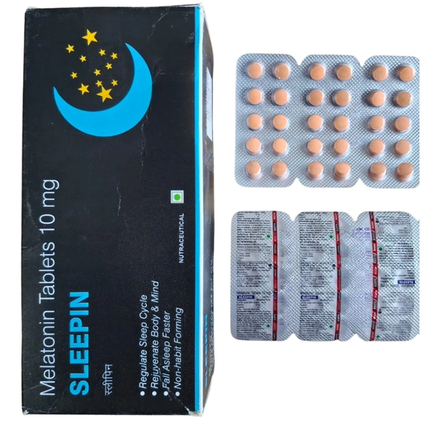 Sleepin Melatonin 10mg Tablets (30tab) - 30 Tablets