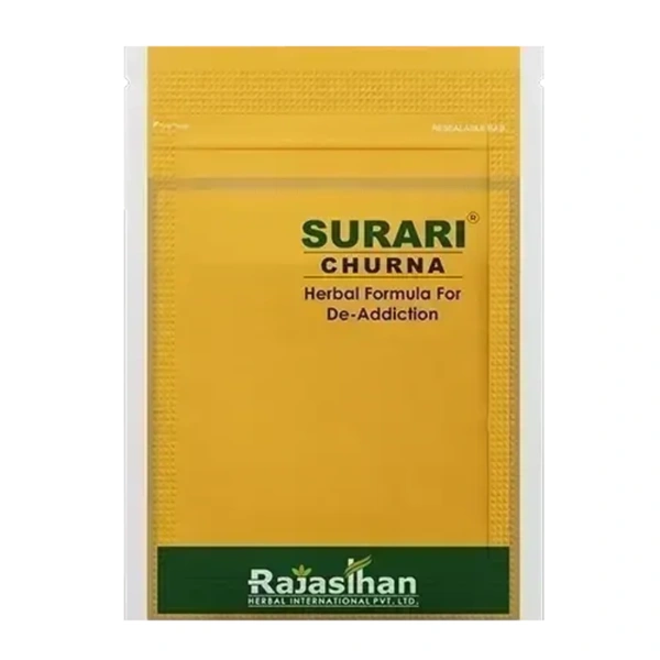 Rajasthan Aushadhalaya Pvt Ltd Surari Churna Herbal Formula for De-Addiction (45gm) (15 Sachets of 3 gm Each)