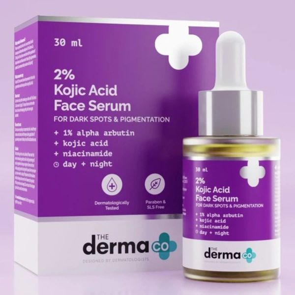 The Derma Co 2% Kojic Acid Face Serum with 1% Alpha Arbutin & Niacinamide - 30 ml - 