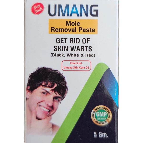R.K. Ayurved Pharmacy Umang Mole Removal Paste (5gm) Get Rid of Skin Warts