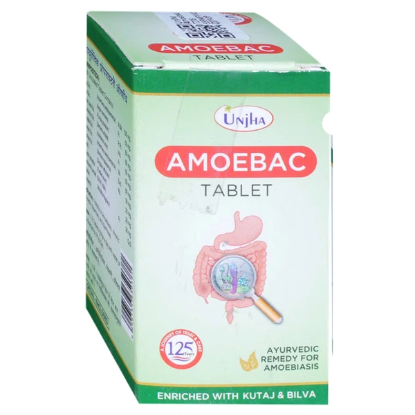 Unjha Ayurvedic Pharmacy Unjha Amoebac Tablet (100tab)