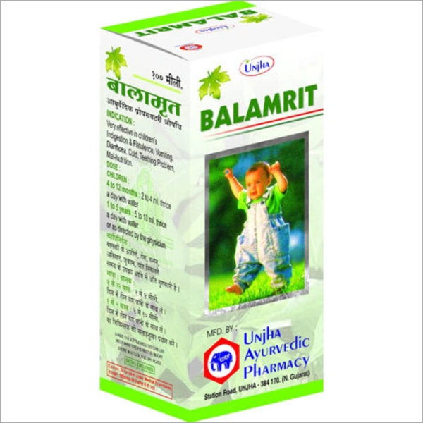 Unjha Ayurvedic Pharmacy Unjha Balamrit Syrup (100ml)