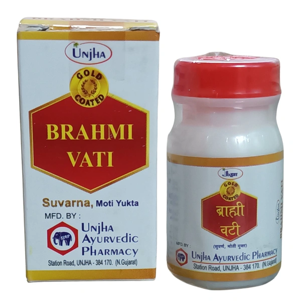 Unjha Ayurvedic Pharmacy Unjha Brahmi Vati Tablet (with Gold) (1gm)