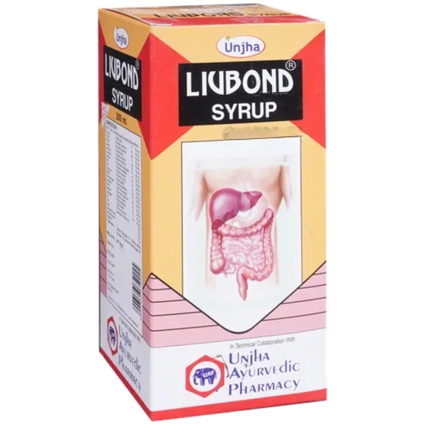 Unjha Ayurvedic Pharmacy Unjha Livbond Syrup (450ml) - 450 ml