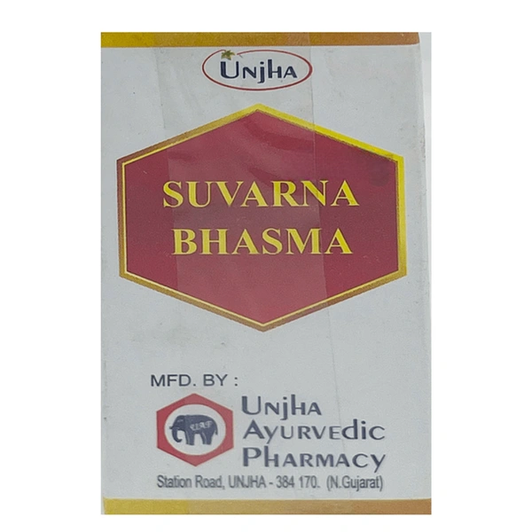 Unjha Ayurvedic Pharmacy Unjha Suvarna Bhasma (1g)