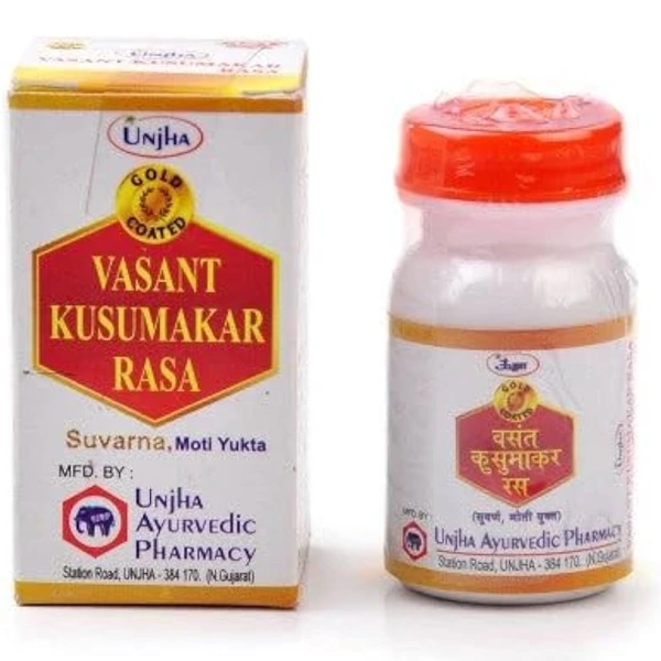 Unjha Ayurvedic Pharmacy Unjha Vasant Kusumakar Rasa (100tab)