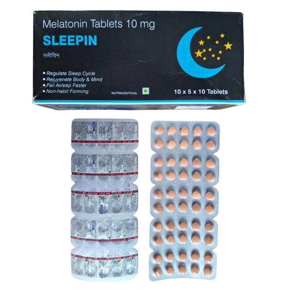 Sleepin Melatonin 10mg Tablets (30tab) - 30 Tablets