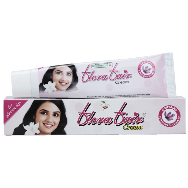 Vaidyaratnam Oushadhasala Pvt. Ltd. Vaidyaratnam Flora Fair - Face Cream (20gm)