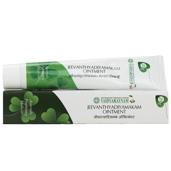 Vaidyaratnam Oushadhasala Pvt. Ltd. Vaidyaratnam Jeevanthyadi Yamakom Ointment (20gm)
