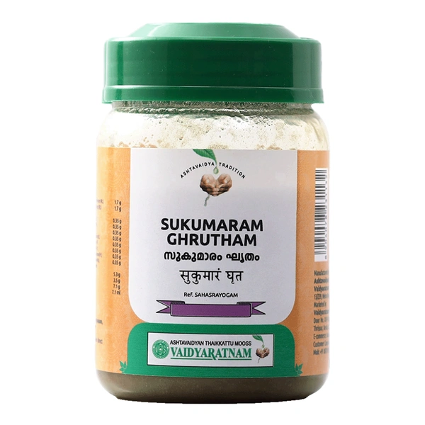 Vaidyaratnam Oushadhasala Pvt. Ltd. Vaidyaratnam Sukumaram Ghrutham (150gm)