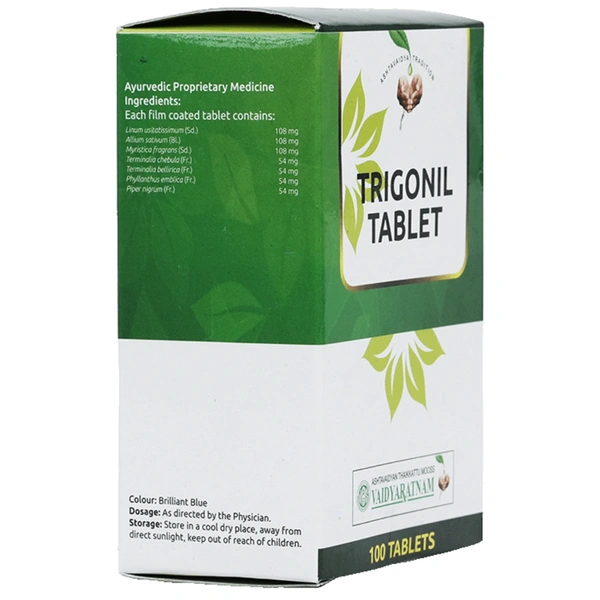 Vaidyaratnam Oushadhasala Pvt. Ltd. Vaidyaratnam Trigonil Tablets (100tab)