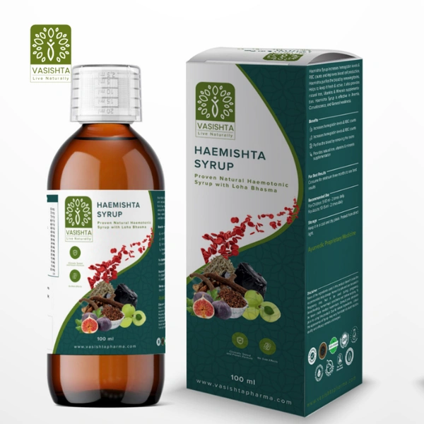 Vasishta Pharmaceuticals Pvt. Ltd. Vasishta Haemishta Syrup (200ml)