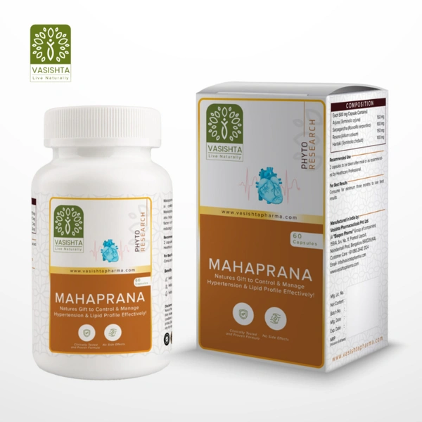 Vasishta Pharmaceuticals Pvt. Ltd. Vasishta Mahaprana Capsules (60caps)