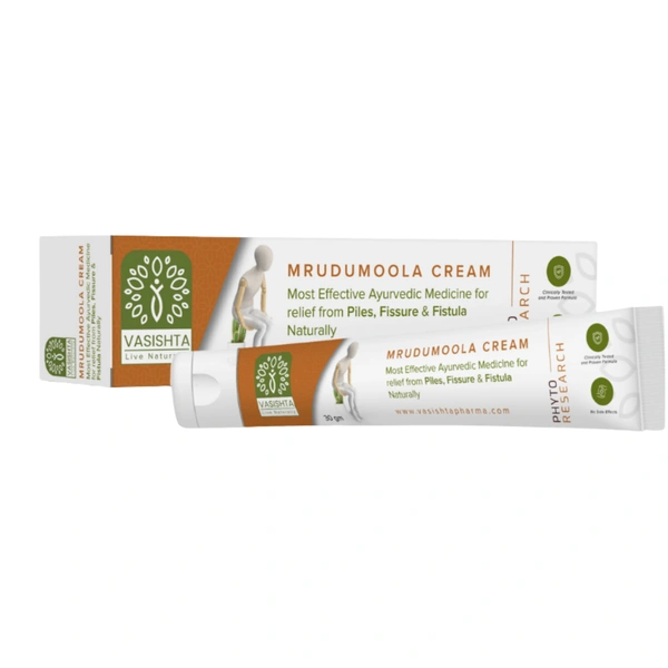 Vasishta Pharmaceuticals Pvt. Ltd. Vasishta Mrudumoola Cream (30gm)