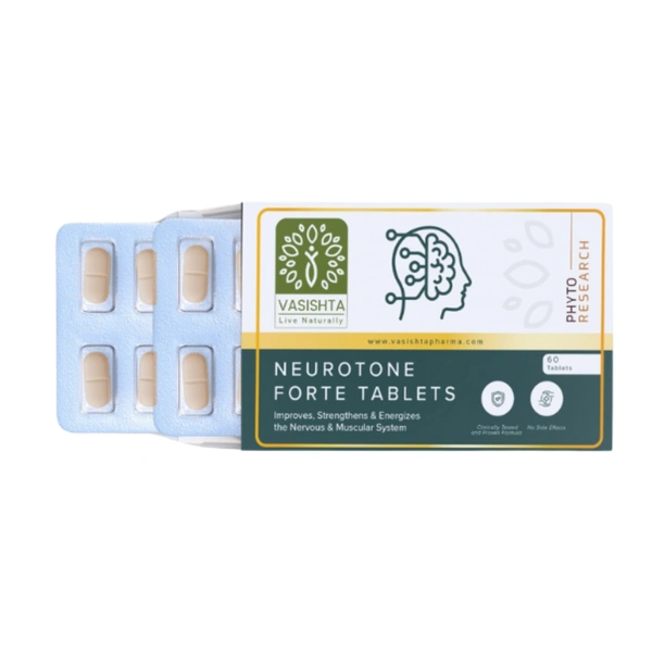 Vasishta Pharmaceuticals Pvt. Ltd. Vasishta Neurotone Forte Tablets (60tab)