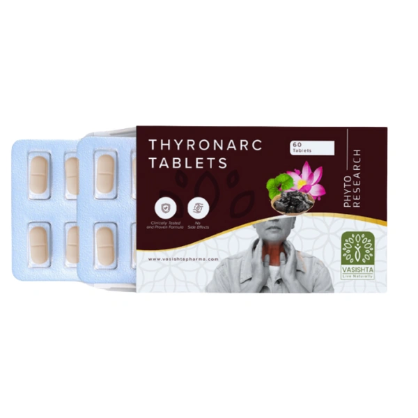 Vasishta Pharmaceuticals Pvt. Ltd. Vasishta Thyronarc Tablets (60tab)