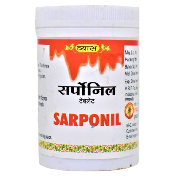 Vyas Pharmaceuticals Vyas Sarponil Tablet (100tab)