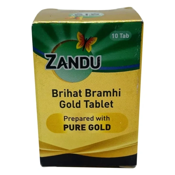 Zandu Brihat Brahmi Gold (10tab) - 10 Tablets