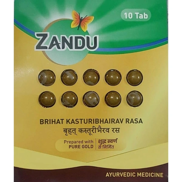 Zandu Brihat KasturiBhairav Rasa (10tab)