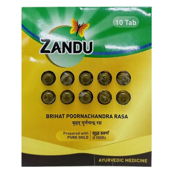 Zandu Brihat Poornachandra Rasa (10Tab)