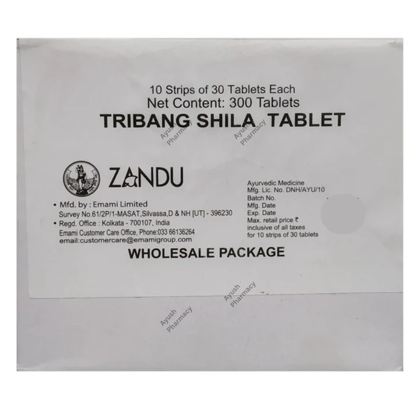 Zandu Tribangshila Tablet (30tab)