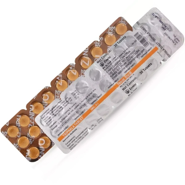 Zandu Triphala Tablet (30tab) - 30tab