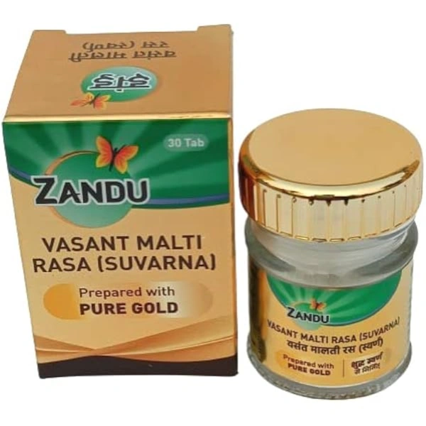Zandu Vasant Malti Rasa (Suvarna) (30Tab) - 30 Tablets