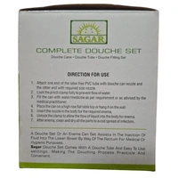 Sagar Enema Set / Complete Douche Set With Tube & Nozzle
