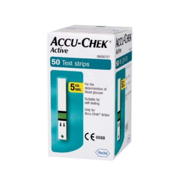 Accu-Chek Active Test Strip (Only Strips) 50 Test Strips - 50 Test Strips